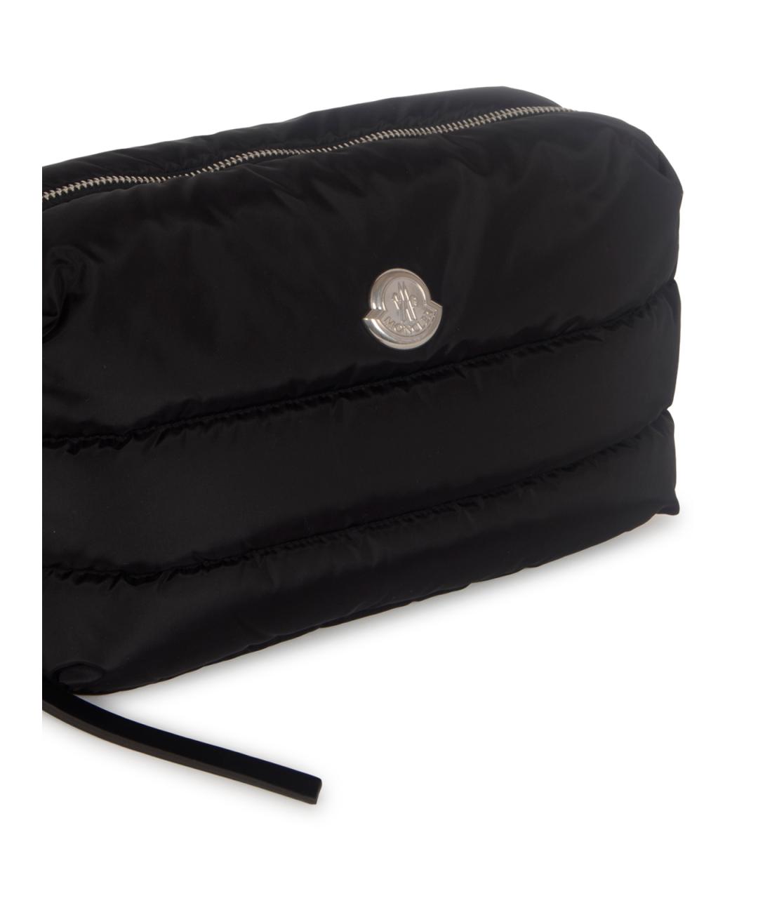 MONCLER Черная синтетическая косметичка, фото 4