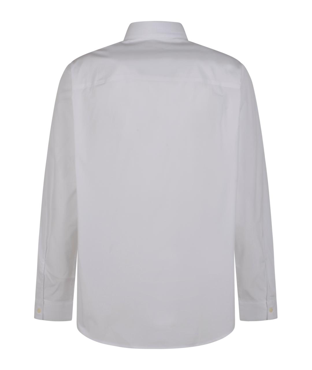 DIESEL Белая хлопковая классическая рубашка, фото 2