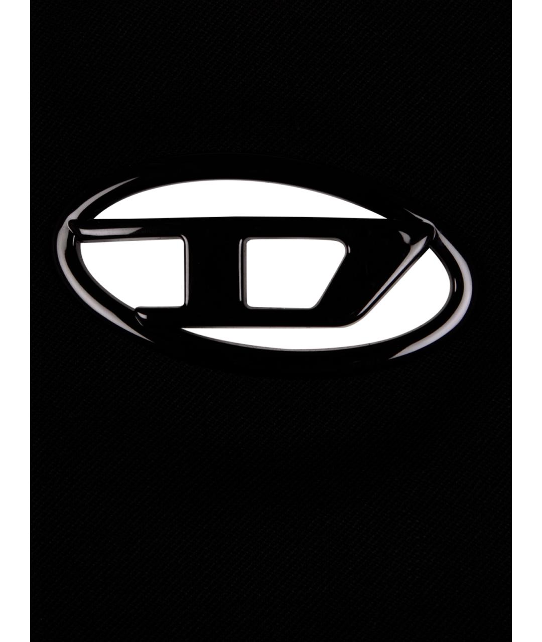 DIESEL Черная полиэстеровая майка, фото 2