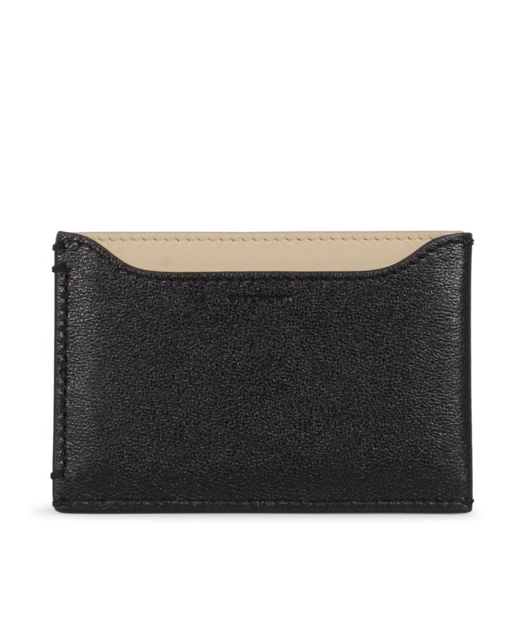 GIVENCHY Черный кожаный кардхолдер, фото 3