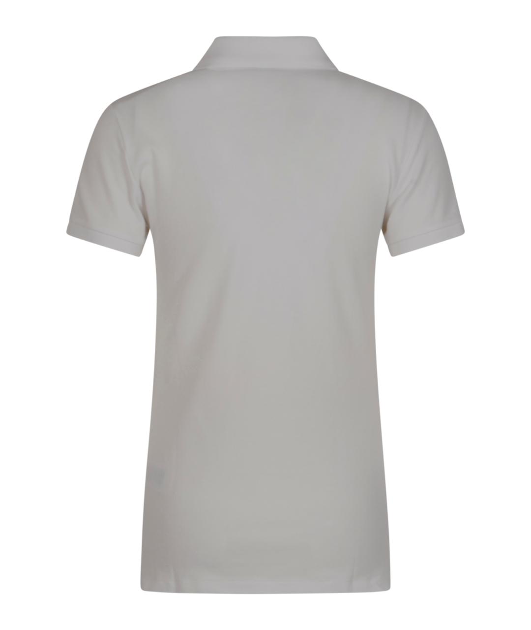 POLO RALPH LAUREN Белая хлопковая футболка, фото 2