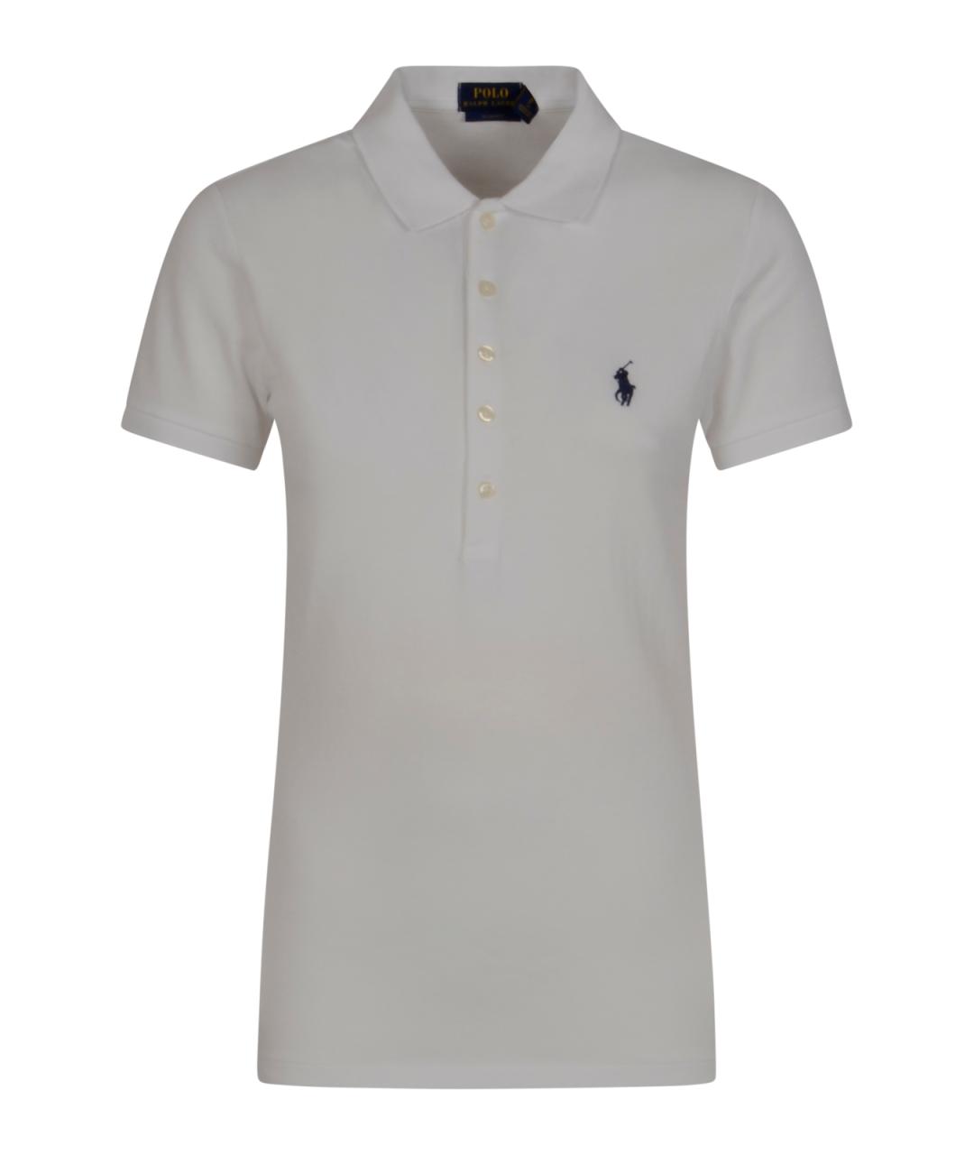 POLO RALPH LAUREN Белая хлопковая футболка, фото 1