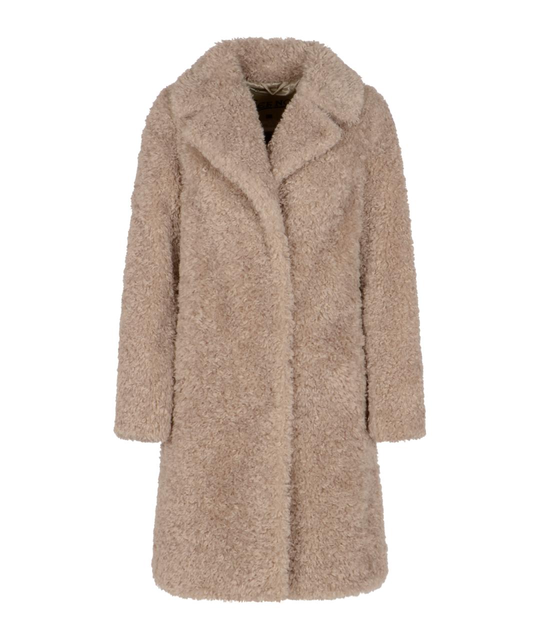 HERNO Бежевое полиэстеровое пальто, фото 1