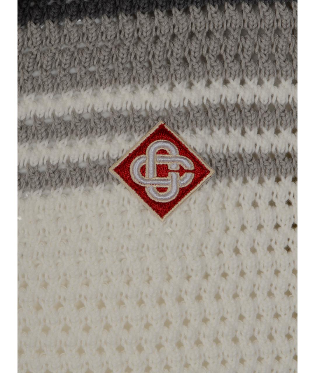 CASABLANCA Белая хлопковая кэжуал рубашка, фото 3