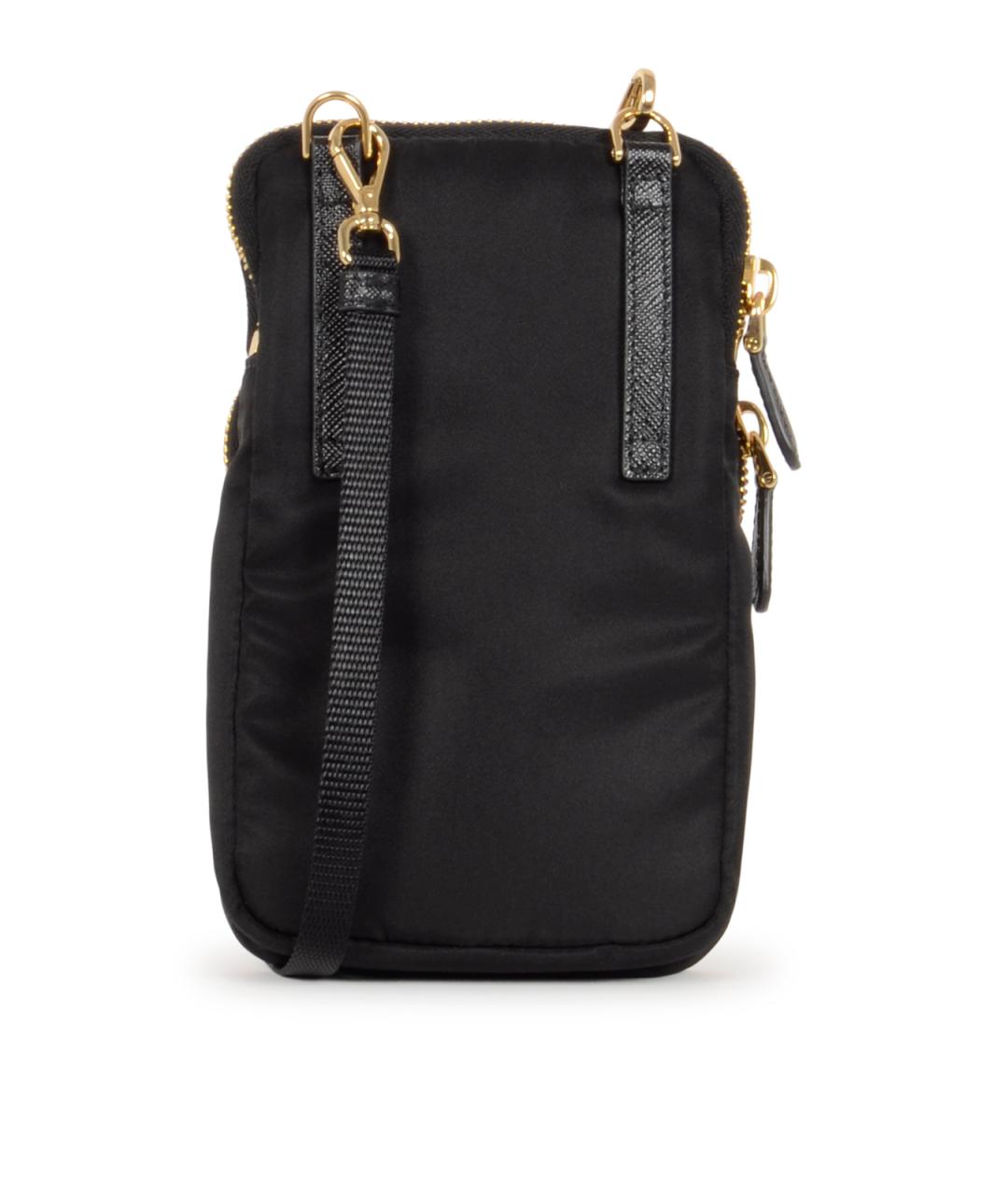 PRADA Черная тканевая сумка через плечо, фото 3