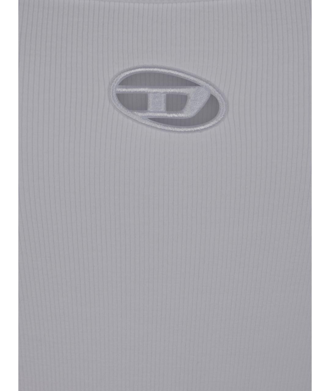 DIESEL Белая хлопковая майка, фото 3