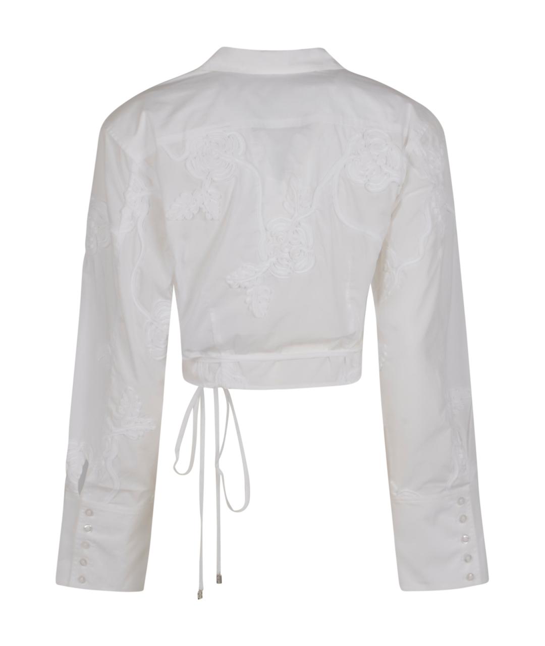 ROTATE Белая хлопковая рубашка, фото 2