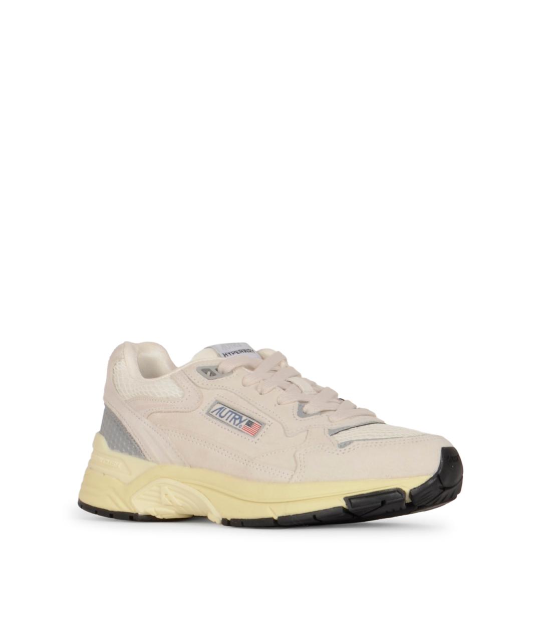 AUTRY Бежевые замшевые кроссовки, фото 2