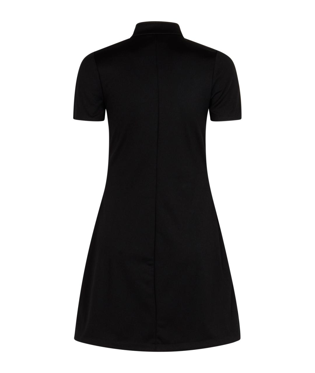 COURREGES Черное полиэстеровое повседневное платье, фото 2