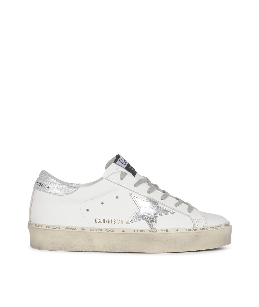 GOLDEN GOOSE DELUXE BRAND Белые кожаные кеды, фото 5