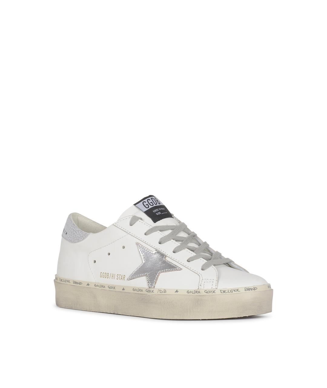 GOLDEN GOOSE DELUXE BRAND Белые кожаные кеды, фото 2