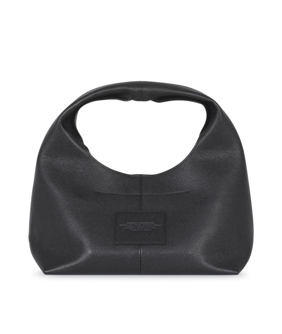 MARC JACOBS Черная кожаная сумка с короткими ручками, фото 3