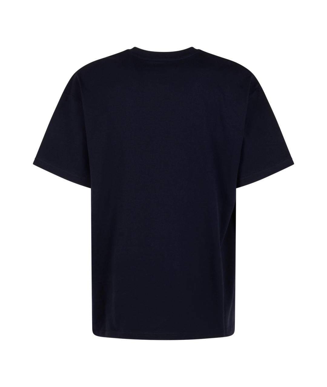 GIVENCHY Темно-синяя хлопковая футболка, фото 2