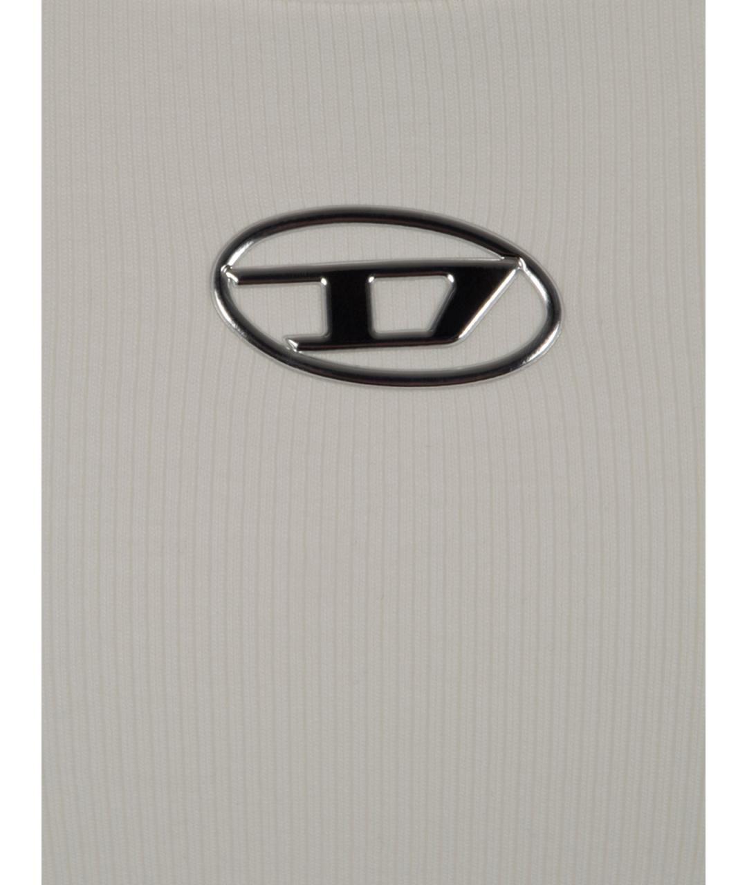 DIESEL Белая хлопковая майка, фото 3