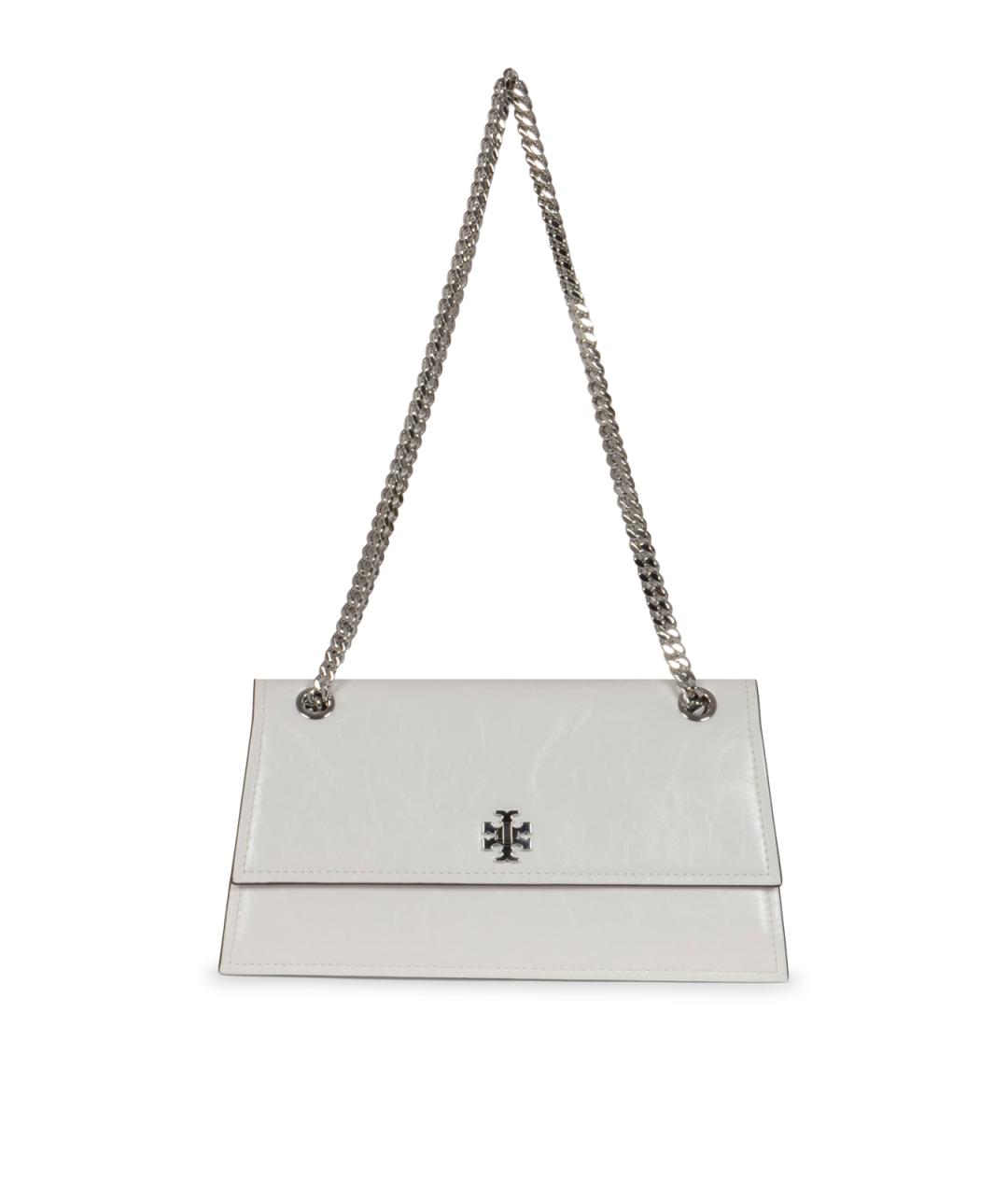 TORY BURCH Белая кожаная сумка через плечо, фото 1