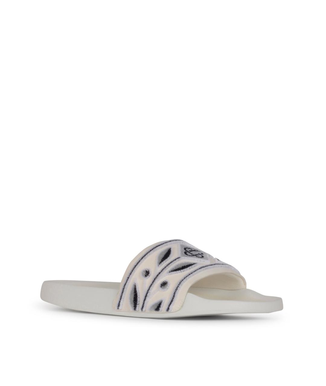 CASABLANCA Белые резиновые шлепанцы, фото 2