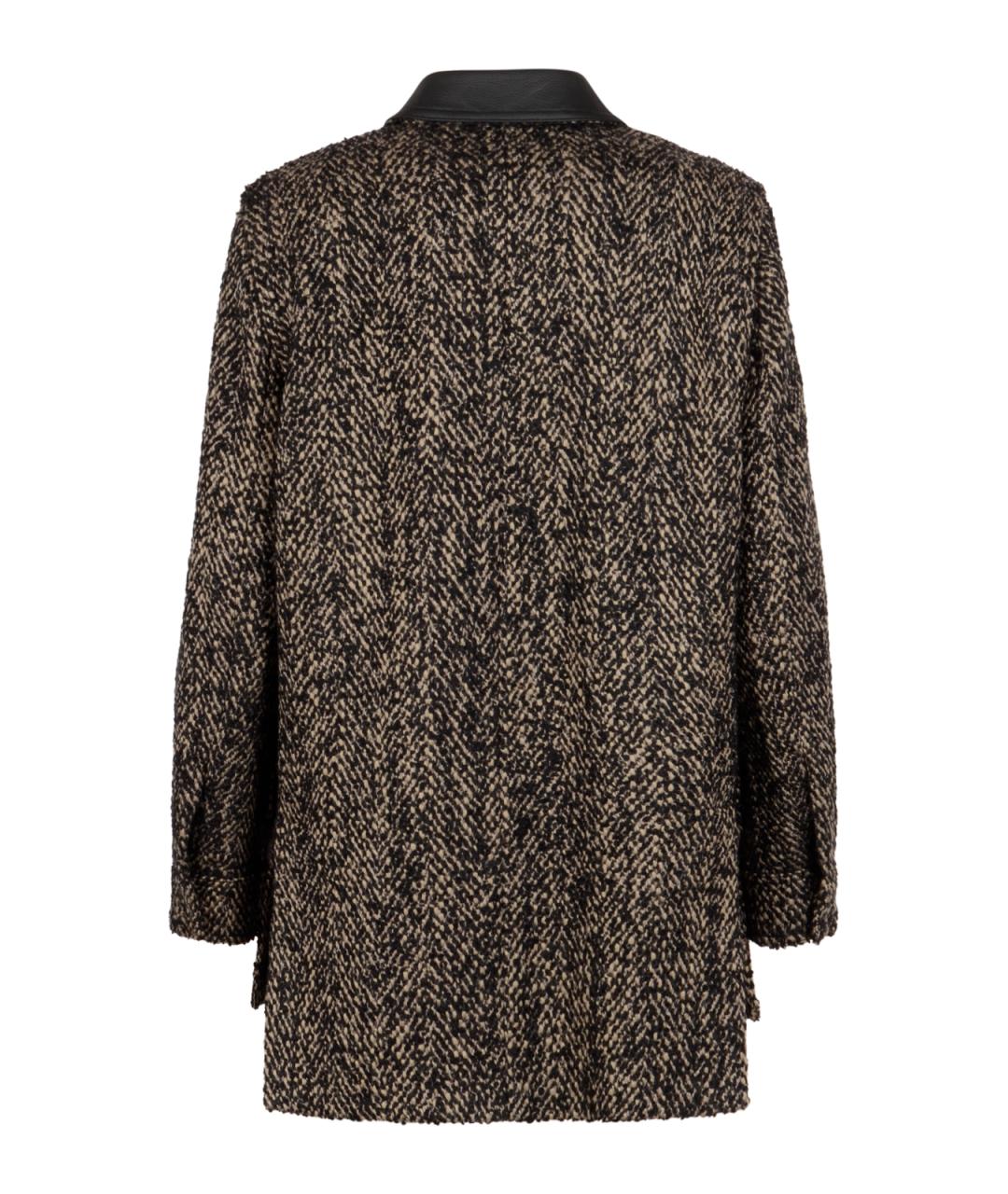 MAX MARA Коричневая шерстяная куртка, фото 2