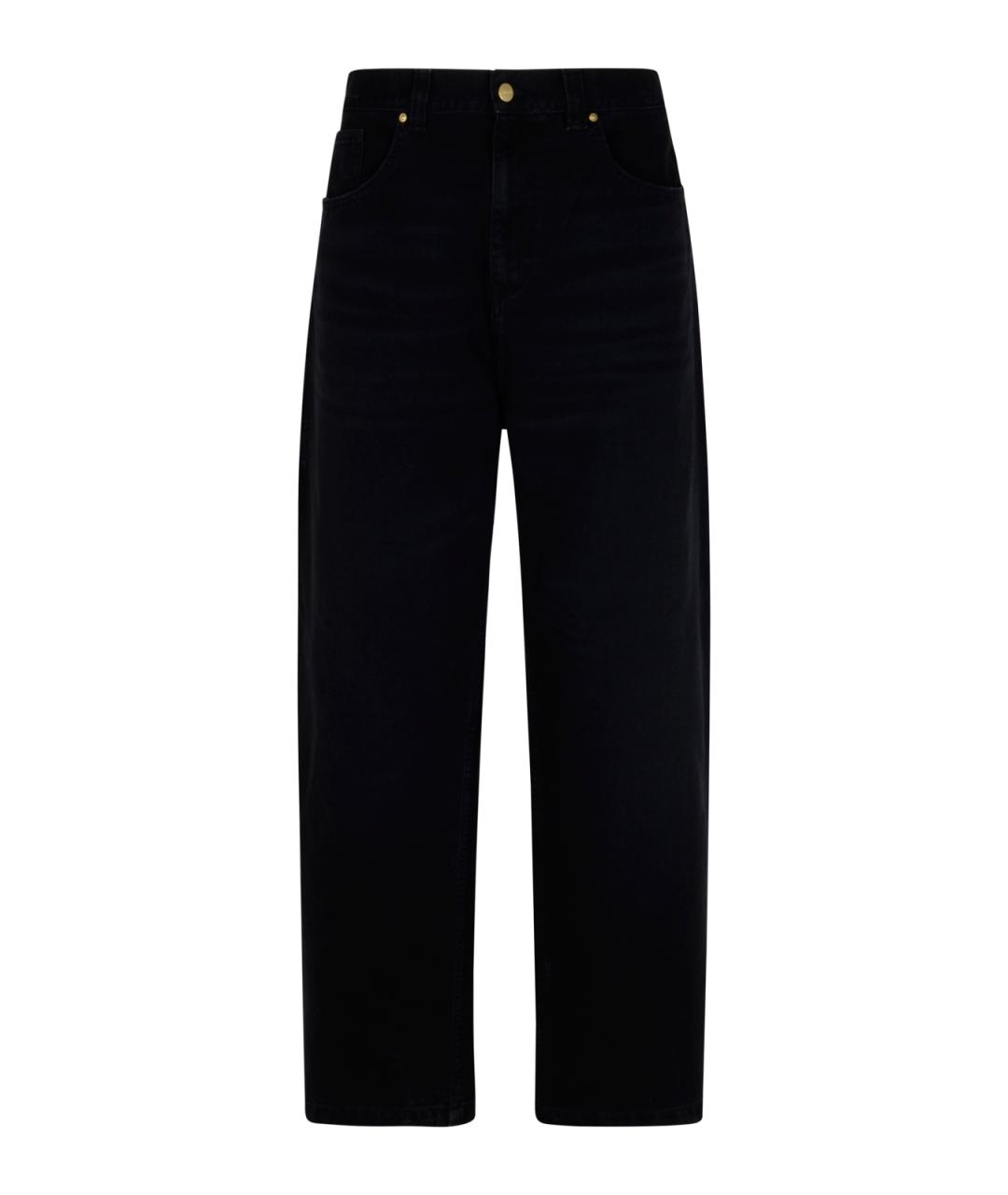 CARHARTT WIP Черные хлопковые повседневные брюки, фото 1