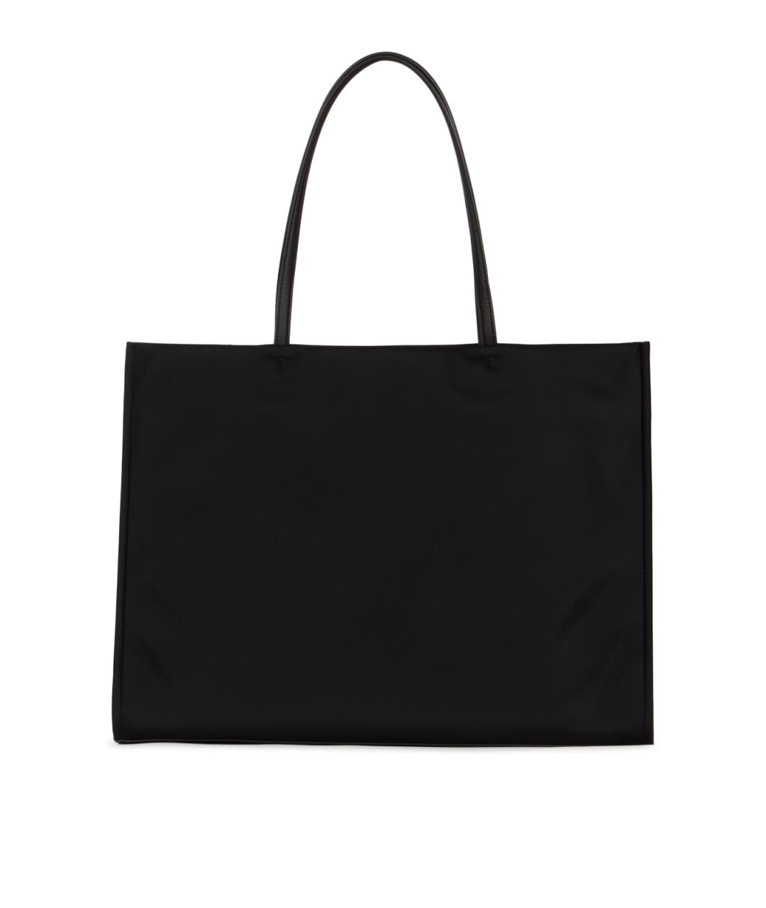 TORY BURCH Черная тканевая сумка тоут, фото 3