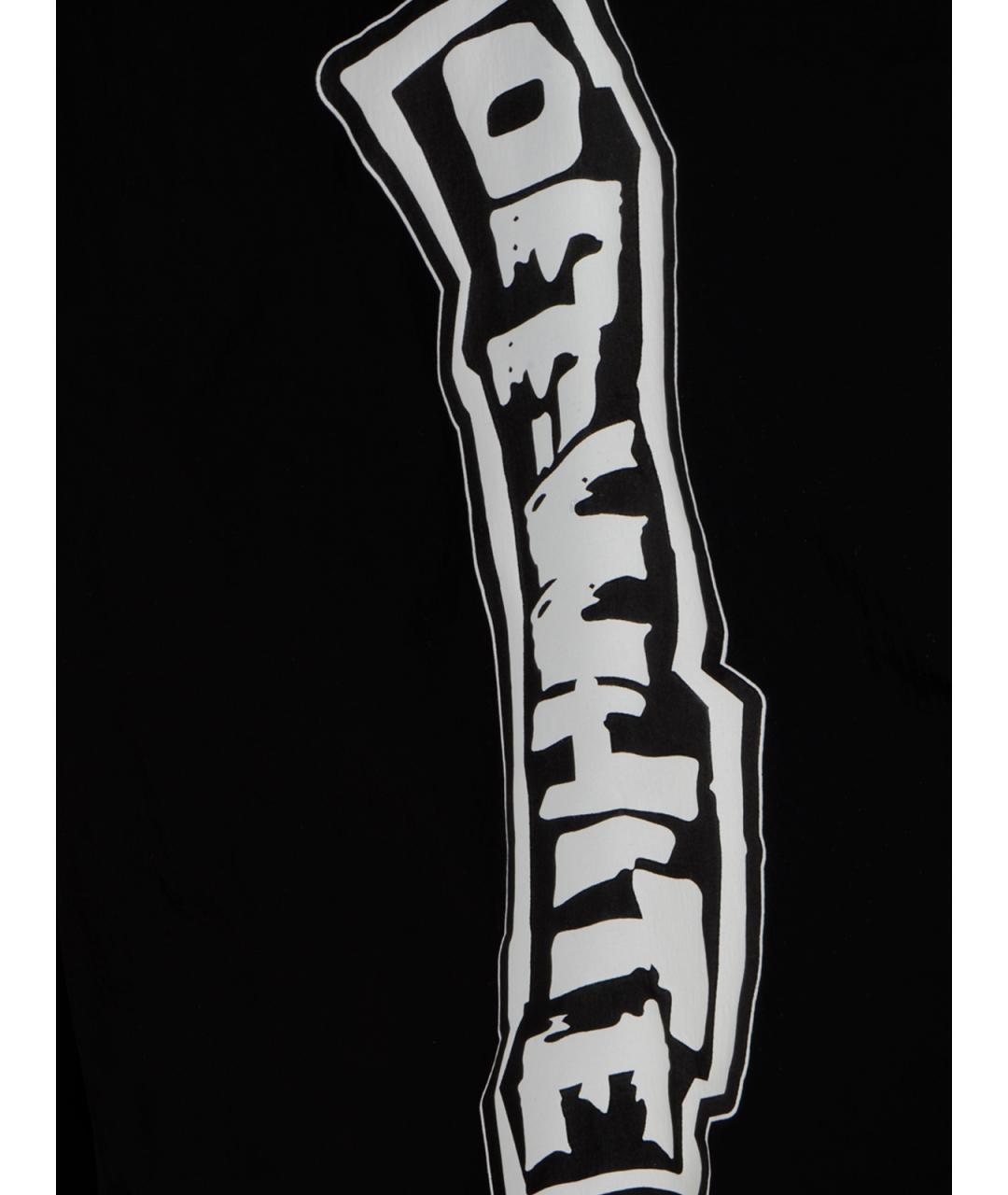 OFF-WHITE Черные полиамидовые повседневные брюки, фото 3