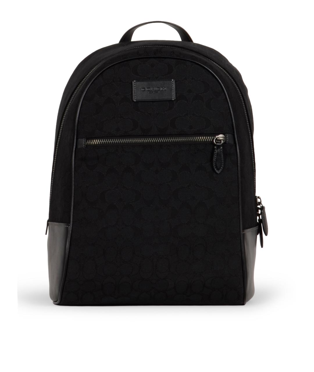 COACH Черный тканевый рюкзак, фото 1