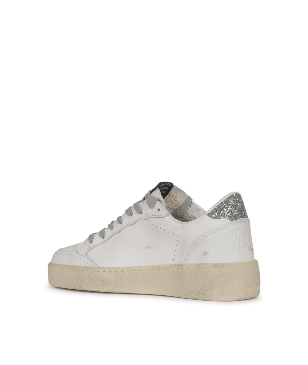 GOLDEN GOOSE DELUXE BRAND Белые кожаные кеды, фото 3