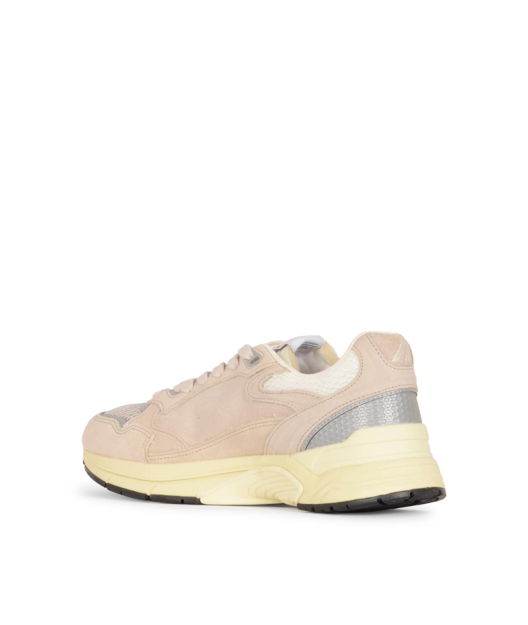 AUTRY Бежевые замшевые низкие кроссовки / кеды, фото 3