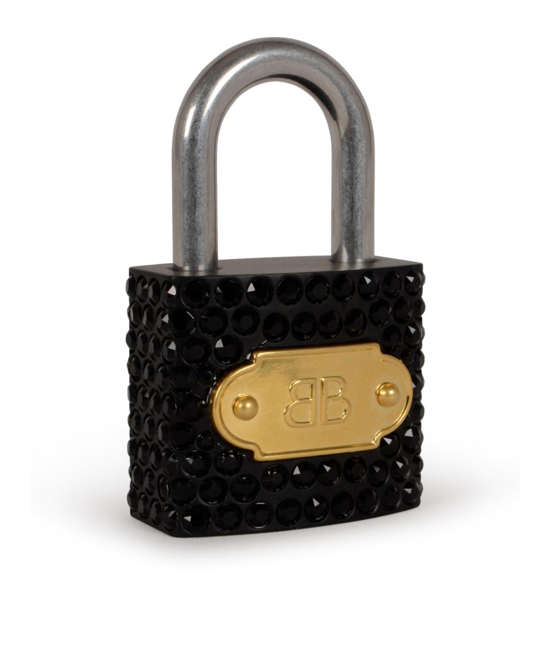 BALENCIAGA Черный брелок, фото 3