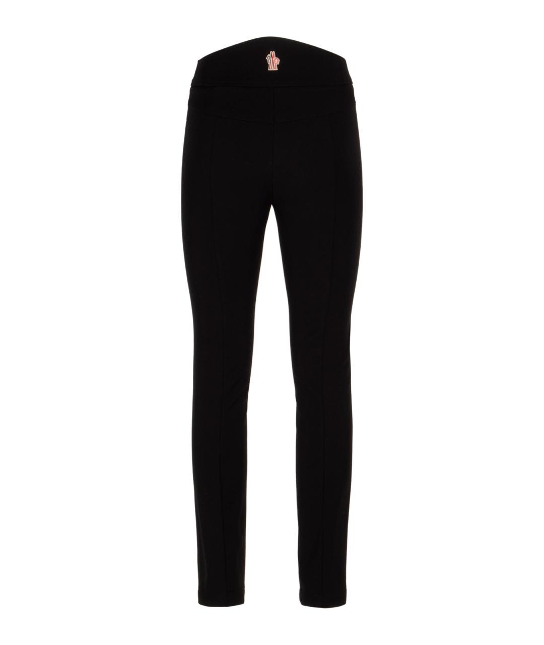 MONCLER GRENOBLE Черные полиамидовые спортивные брюки и шорты, фото 2