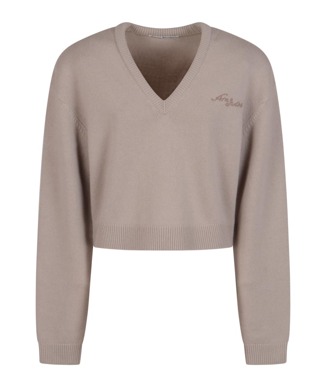 ACNE STUDIOS Серый шерстяной джемпер / свитер, фото 1