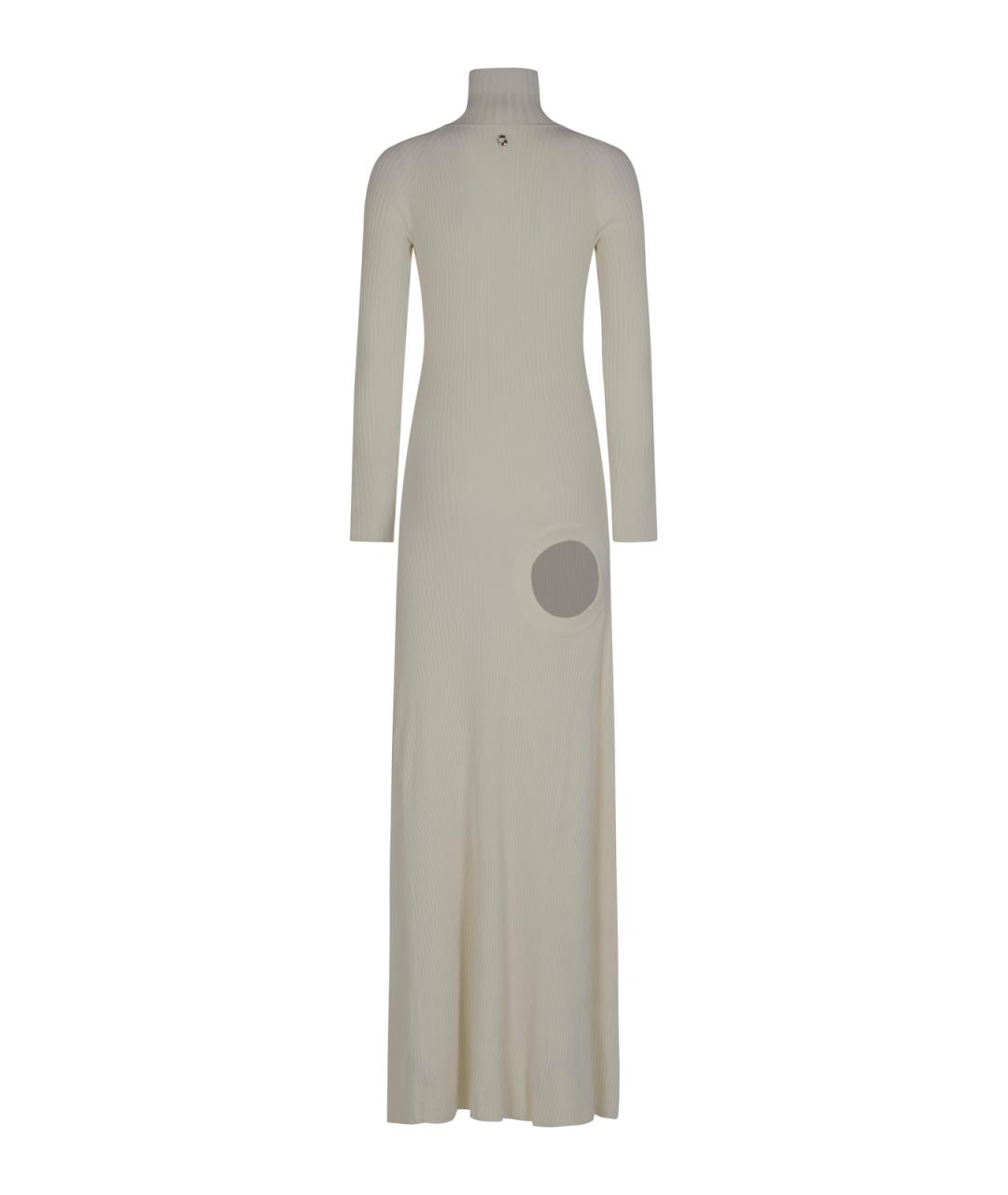 COPERNI Белое вискозное повседневное платье, фото 2