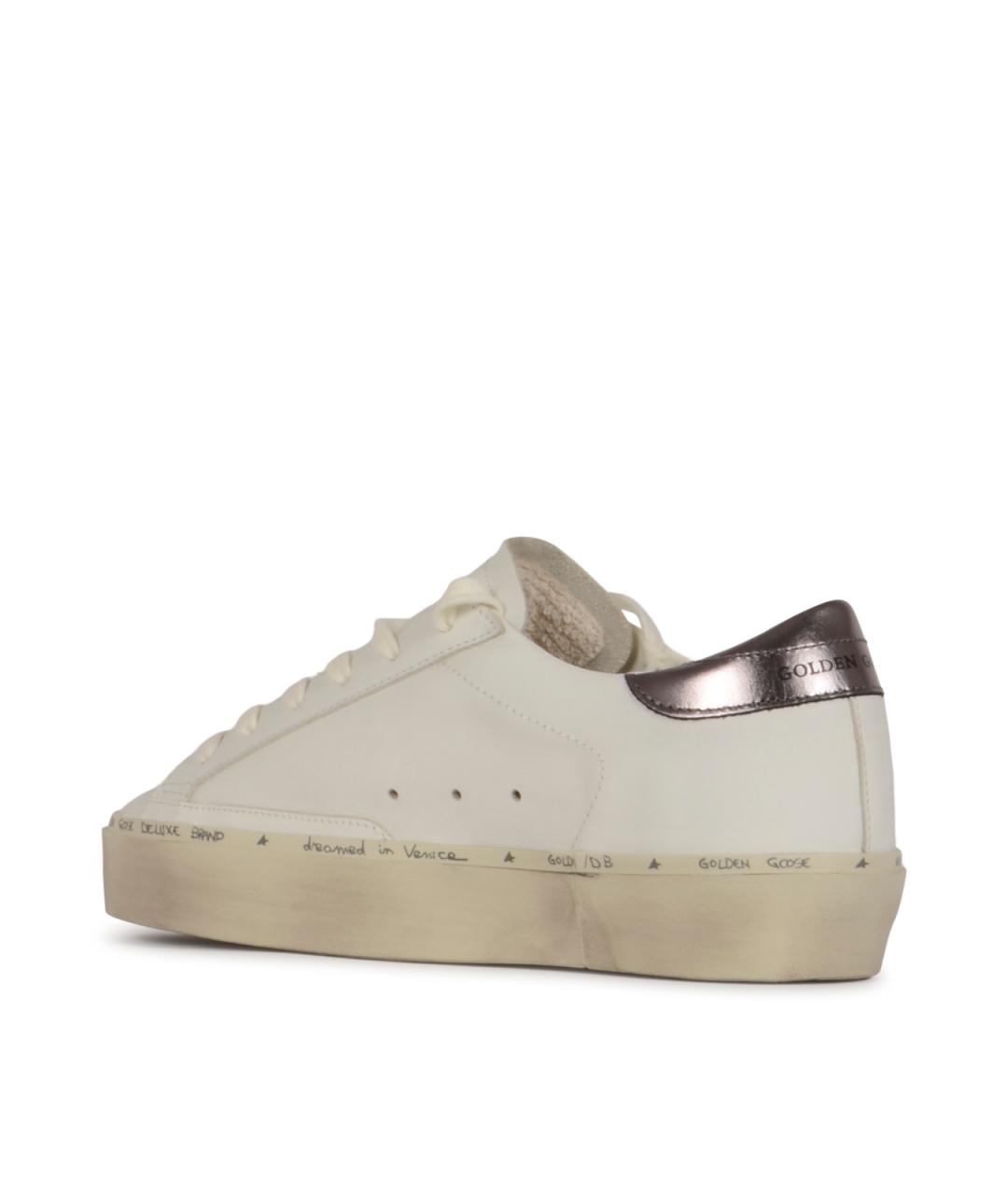 GOLDEN GOOSE DELUXE BRAND Белые кожаные кеды, фото 3