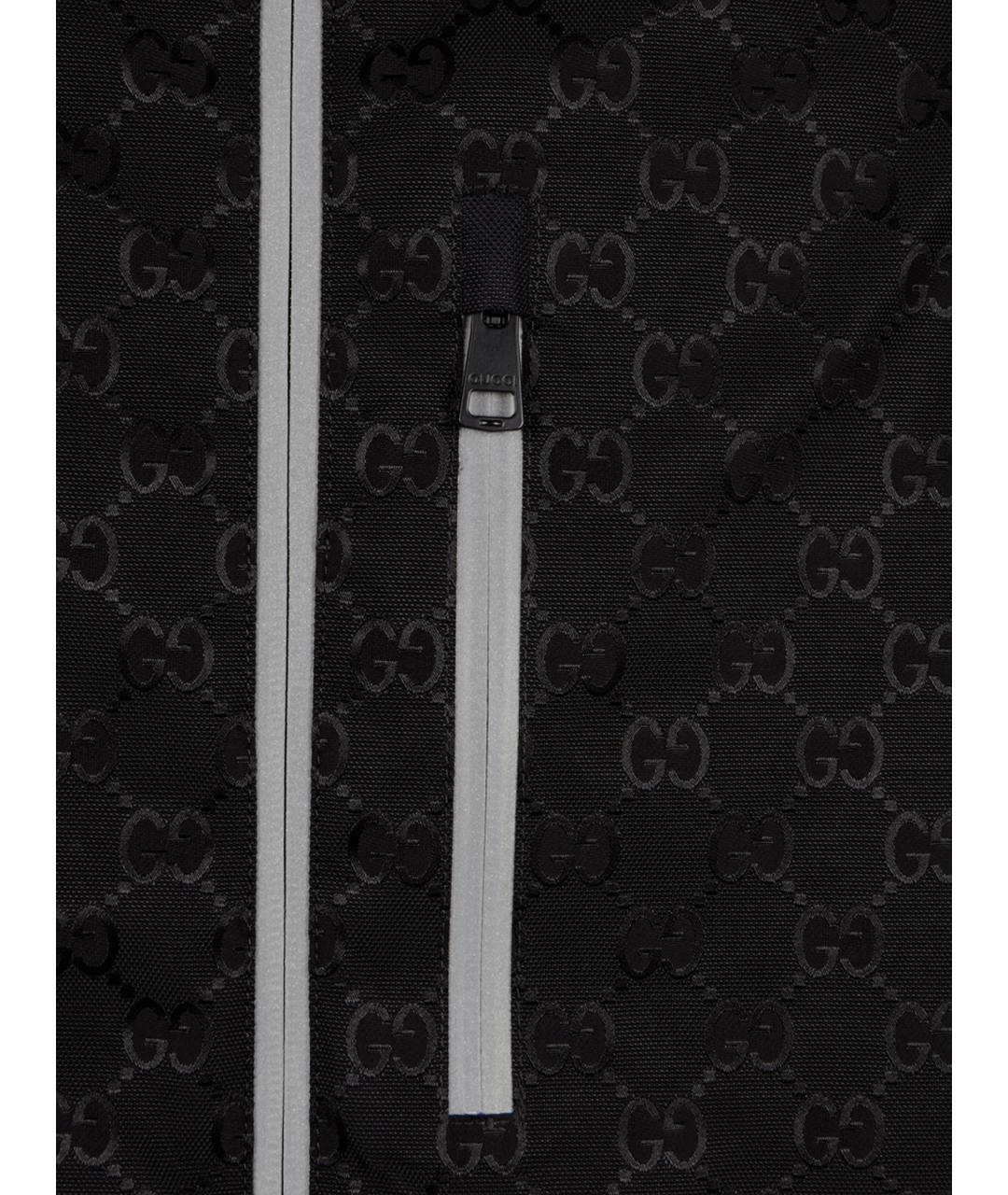 GUCCI Черная синтетическая куртка, фото 3