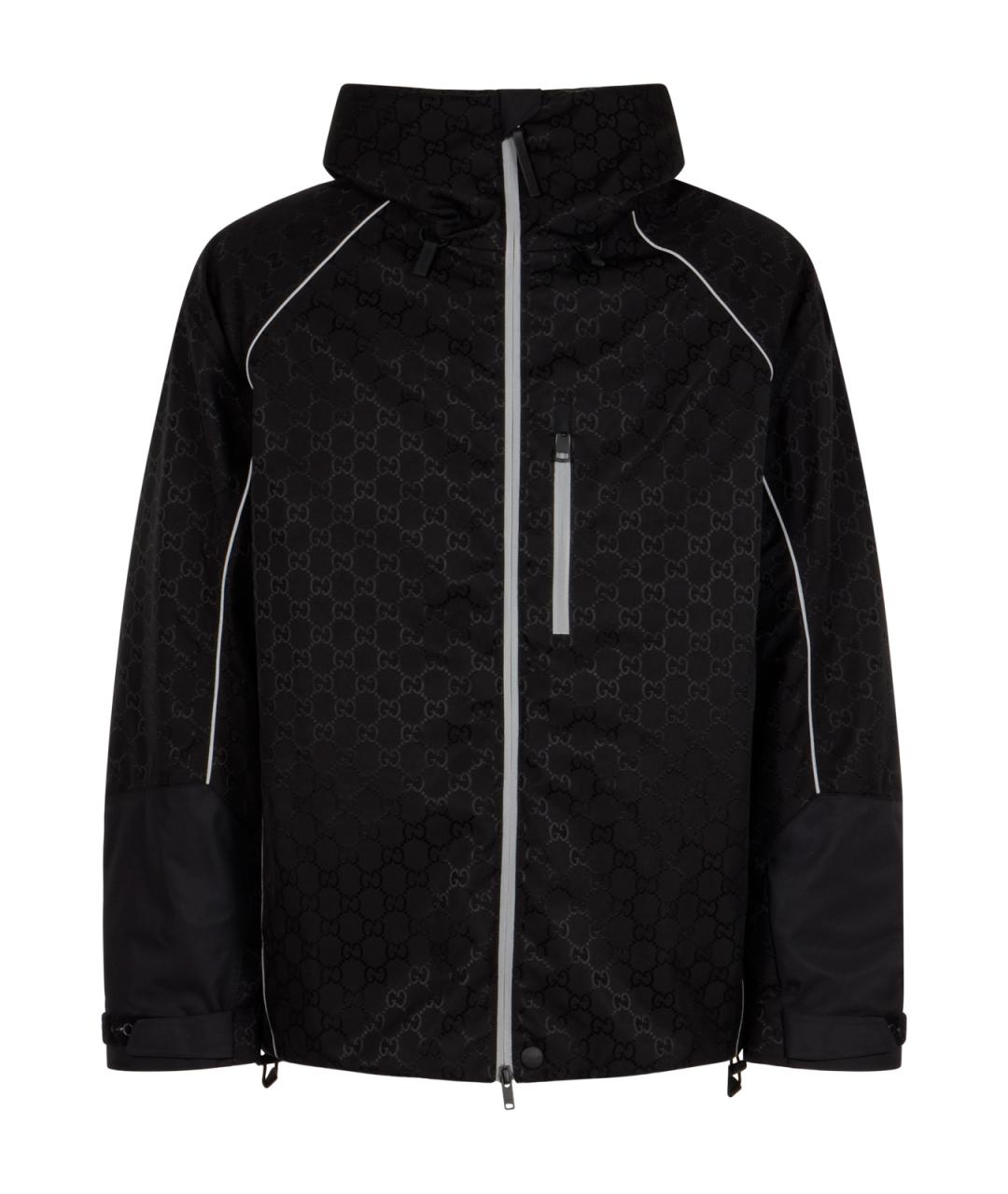 GUCCI Черная синтетическая куртка, фото 1