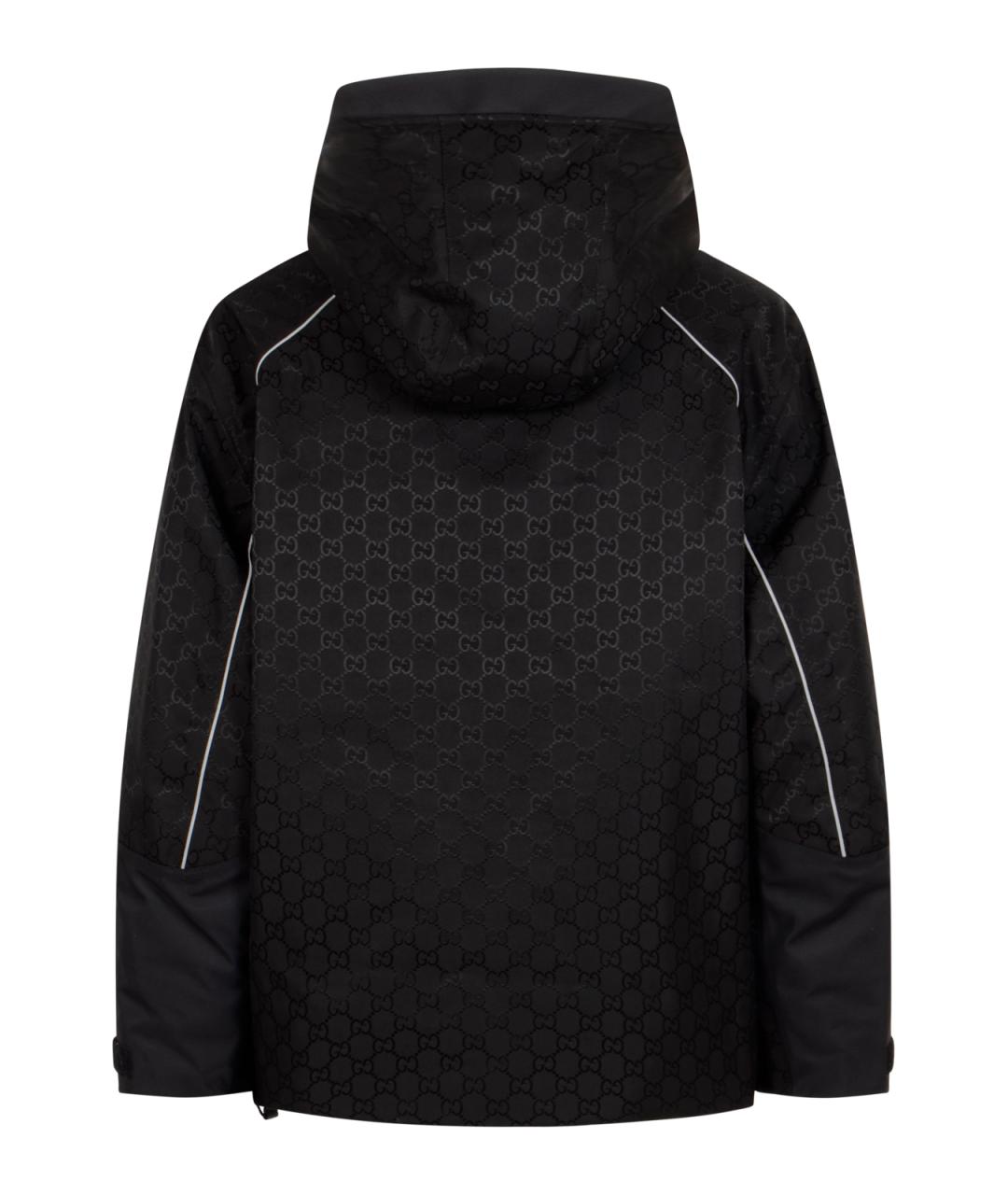 GUCCI Черная синтетическая куртка, фото 2