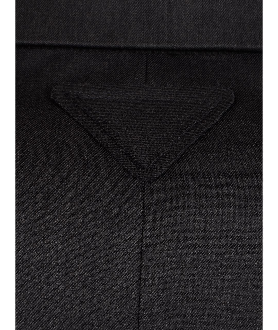 PRADA Антрацитовая шерстяная куртка, фото 3