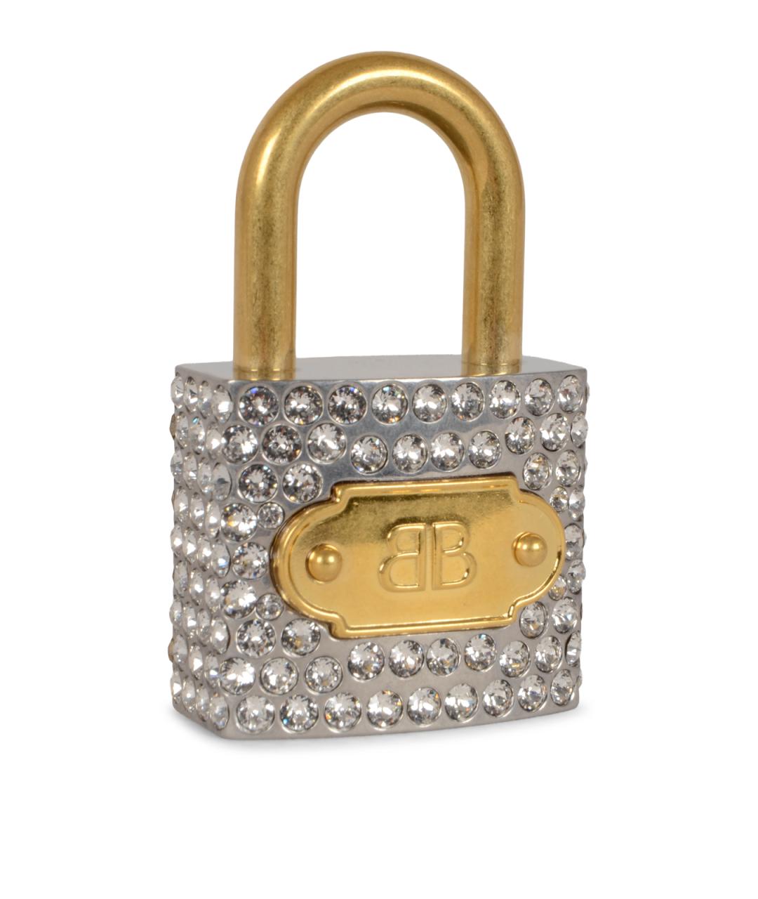 BALENCIAGA Серебрянный брелок, фото 3