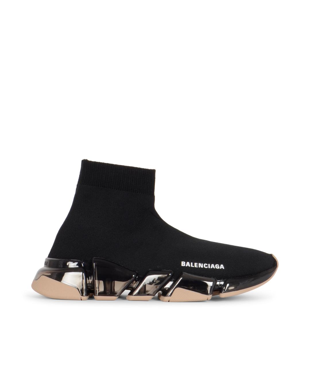 BALENCIAGA Черные текстильные кроссовки, фото 1