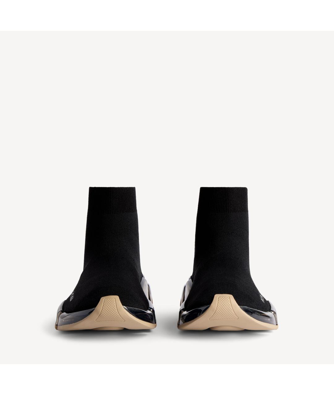 BALENCIAGA Черные текстильные кроссовки, фото 4