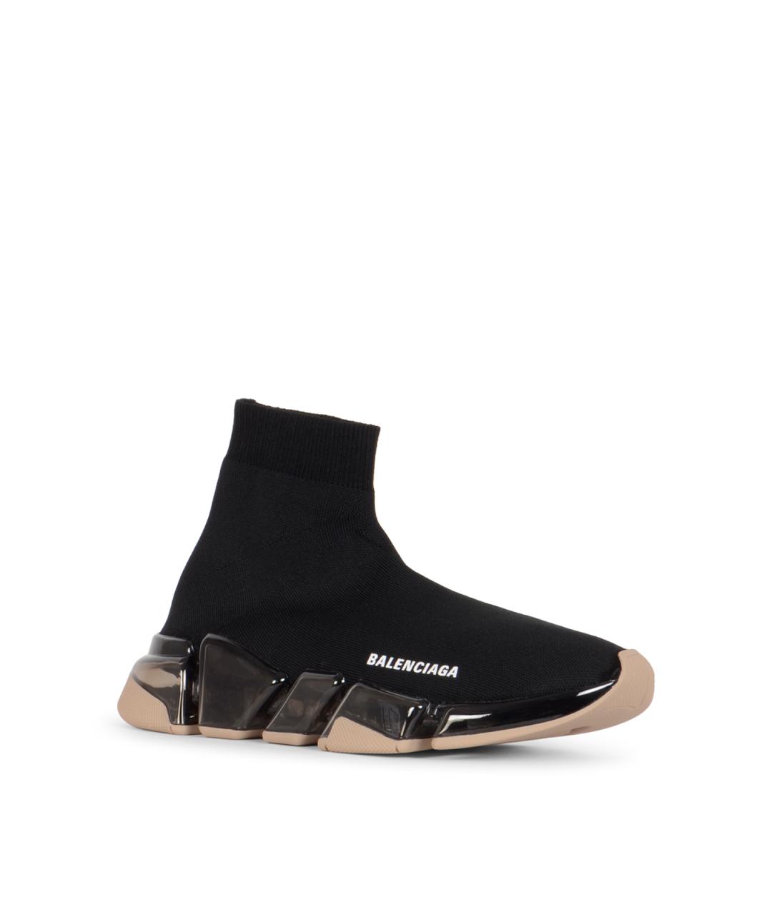 BALENCIAGA Черные текстильные кроссовки, фото 2