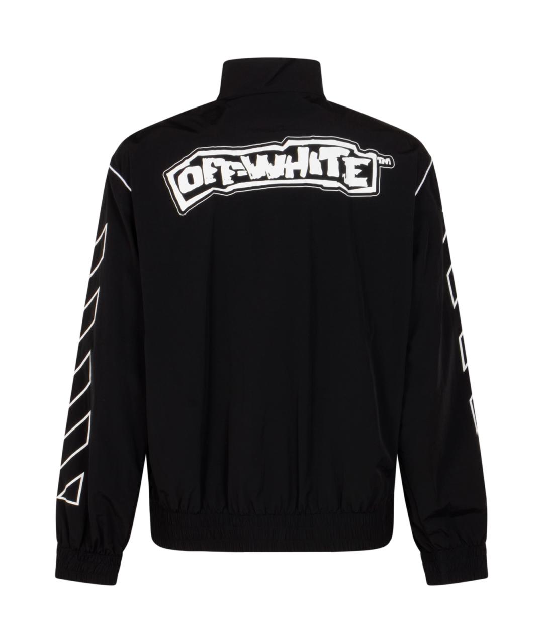 OFF-WHITE Черная полиэстеровая куртка, фото 2