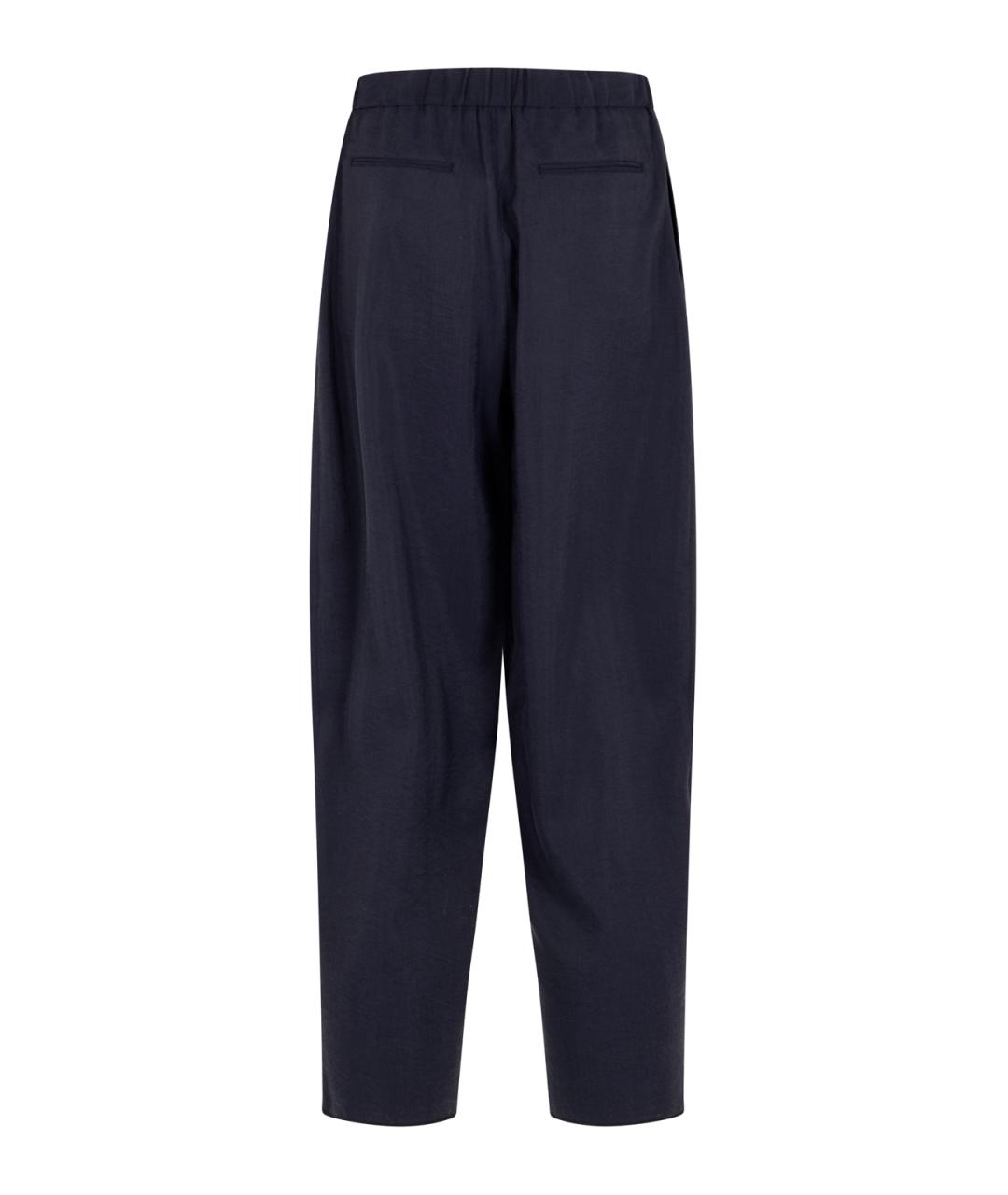 GIORGIO ARMANI Серые полиамидовые повседневные брюки, фото 2