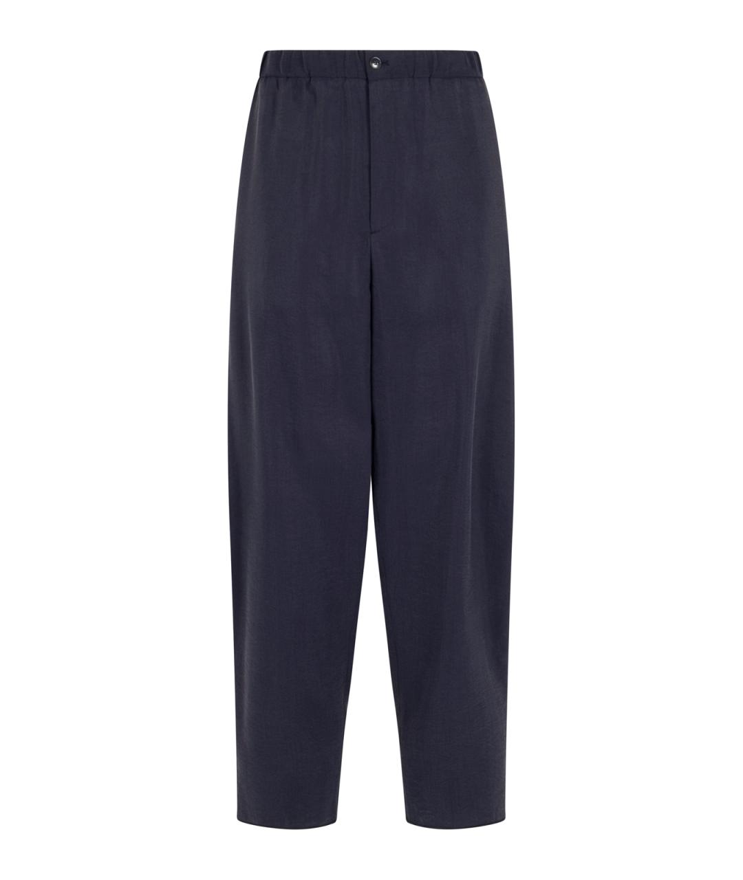 GIORGIO ARMANI Серые полиамидовые повседневные брюки, фото 1