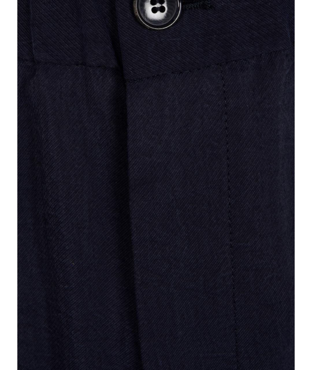 GIORGIO ARMANI Серые полиамидовые повседневные брюки, фото 3