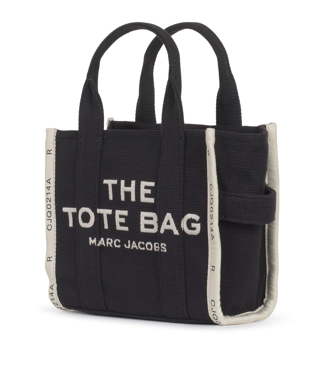 MARC JACOBS Черная тканевая сумка тоут, фото 2