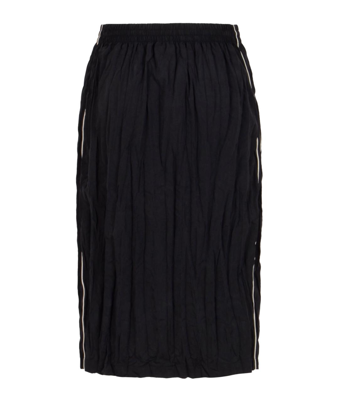 BALENCIAGA Черная полиэстеровая юбка миди, фото 2