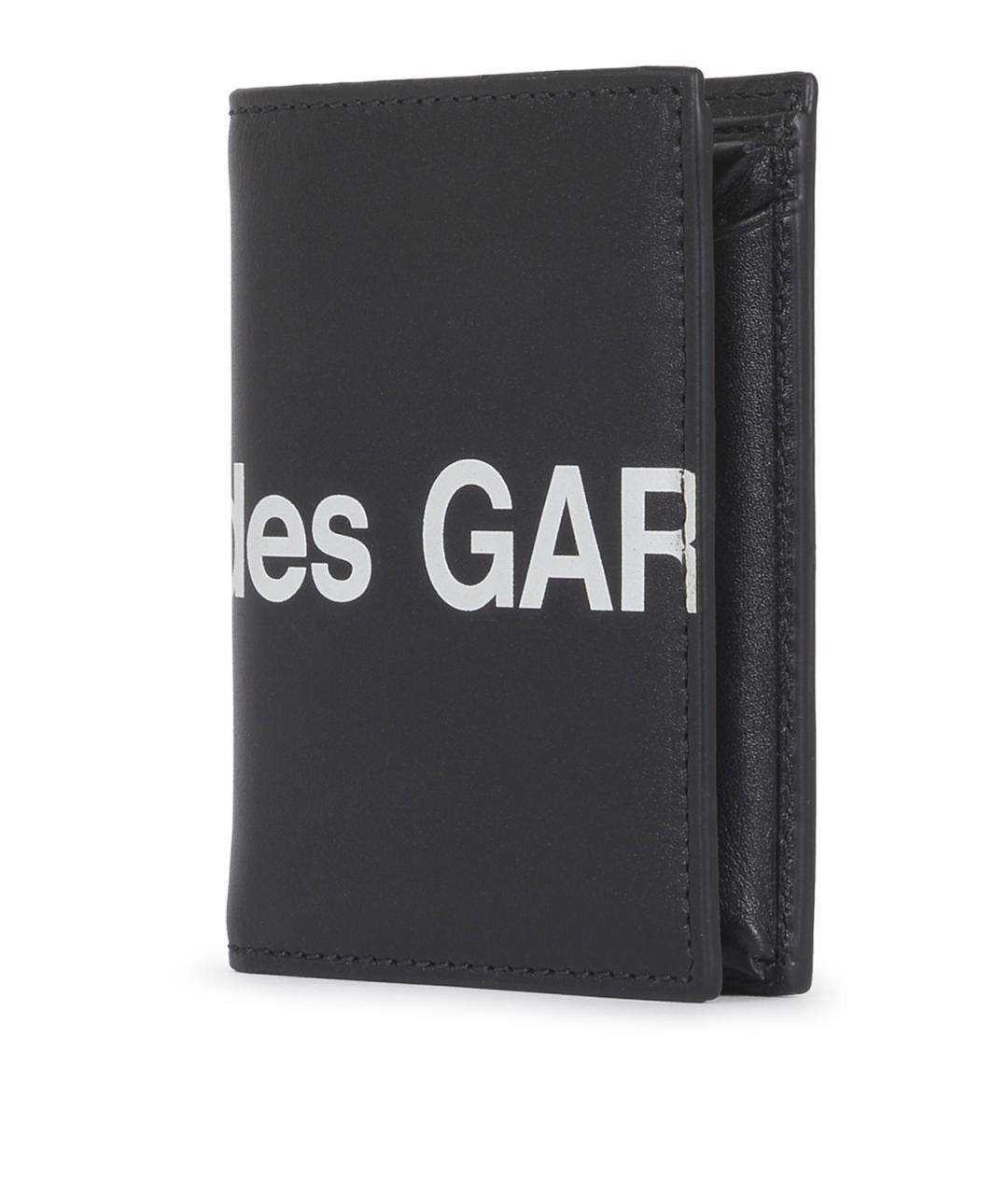COMME DES GARÇONS WALLET Черный кожаный кошелек, фото 2