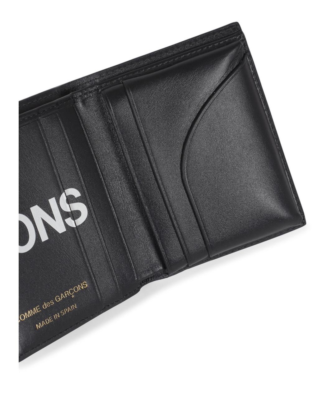 COMME DES GARÇONS WALLET Черный кожаный кошелек, фото 4