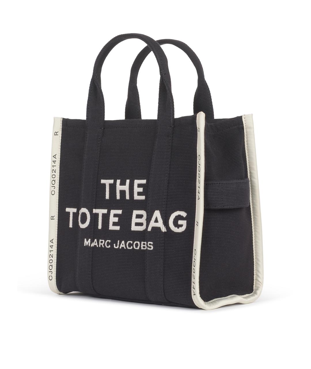 MARC JACOBS Черная тканевая сумка тоут, фото 2