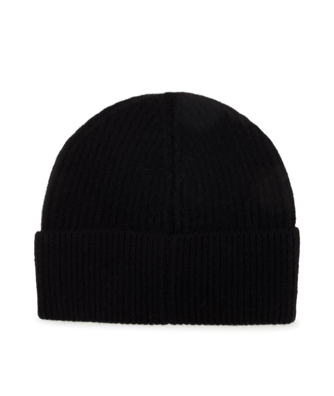 CASABLANCA Черная шерстяная шапка, фото 2